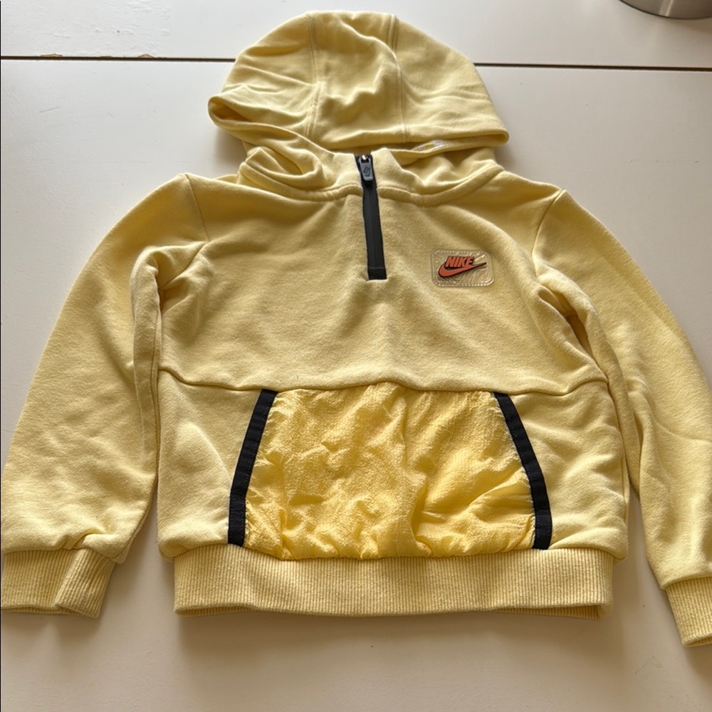 Nike Paint YF FT yellow hoodie 3T